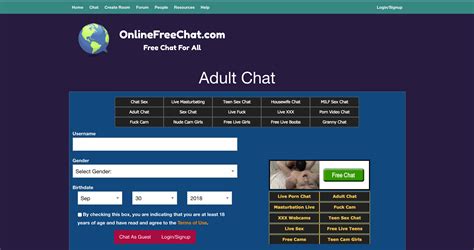 Adult Chat Rooms